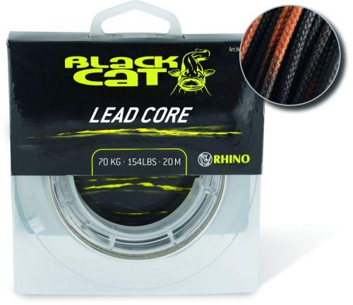 Lead Core 20m 100kg brown/camou