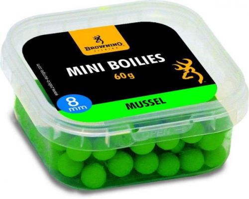 Mini Boilie, pre-drilled green Mussel 8mm 60g