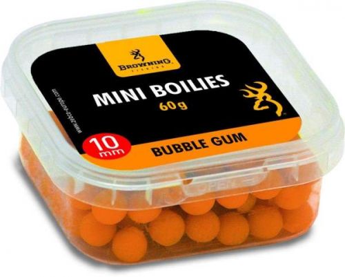 Mini Boilie, pre-drilled orange Bubble Gum 10mm 60g
