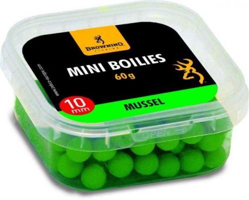 Mini Boilie, pre-drilled green Mussel 10mm 60g