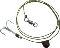 Black Cat Treble Bait Fish Rig 100kg 80cm #4/0 