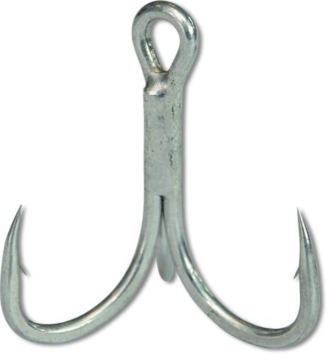 #3/0 Curved Point Treble Hook tin 5pcs